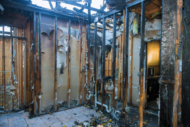 Professional Soot Cleanup technician working in Yates Center, KS